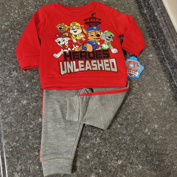 Paw Patrol 2 piece outfit 12 months - Picture 2 of 6